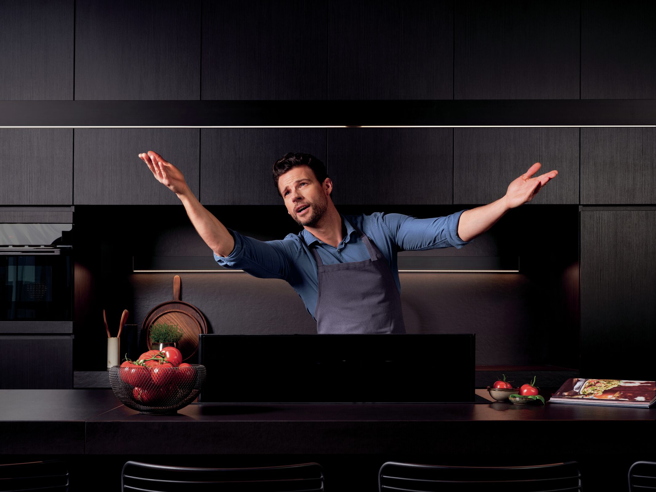 710702-p3 Lighting Novy Pendant 275 Mineral Black 